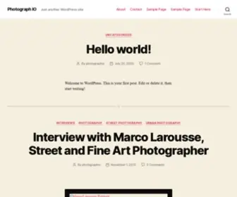 Photographio.com(Just another WordPress site) Screenshot