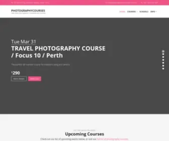 Photography-Courses.com.au(Photography Courses) Screenshot