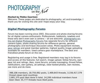 Photography-ON-The.net(Home of Digital Photography Forums) Screenshot