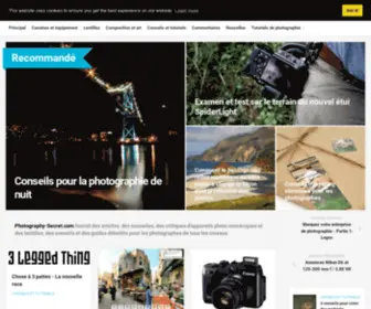 Photography-Secret.com(Site sur les secrets d'une bonne photographie des amateurs aux professionnels) Screenshot