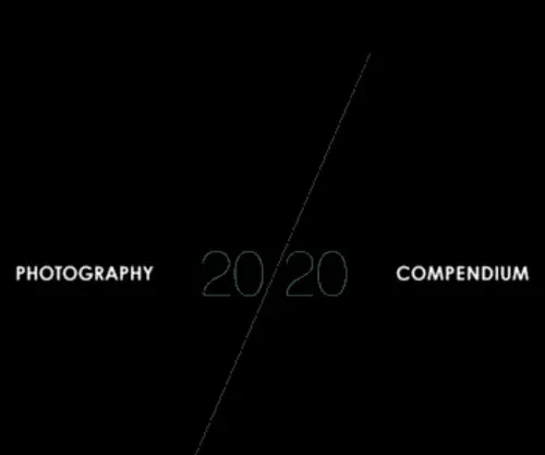 Photography2020.org(Photography 2020 Compendium) Screenshot