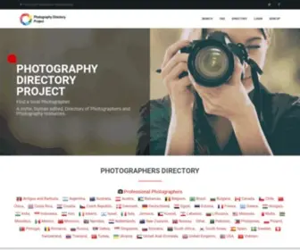 Photographydirectoryproject.com(Professional Photographers Directory) Screenshot