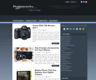 Photographystepbystep.com(Photography Step by Step) Screenshot