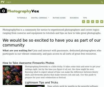 Photographyvox.com(Photography) Screenshot