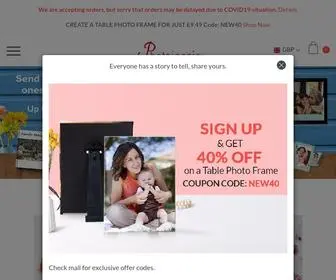 Photojaanic.co.uk(Make high quality photo albums online at a great price. Photojaanic) Screenshot