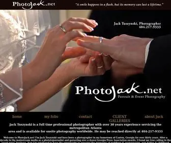 Photojack.net(Professional Portrait & Special Event Photography for over 30 years) Screenshot