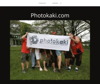 Photokaki.com(Inspired, fun, live long learning on photography) Screenshot