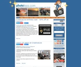 Photolesa.com(The creative tutorial home of image wrangler) Screenshot