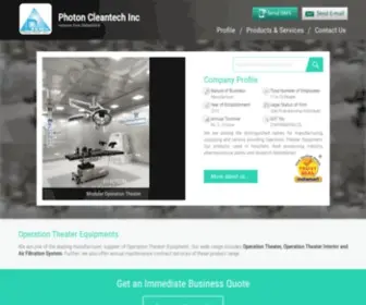 Photoncleantech.com(Photon Cleantech Inc) Screenshot