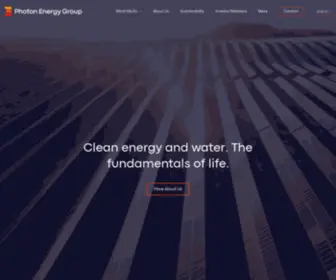 Photonenergy.com(Photon Energy Group) Screenshot