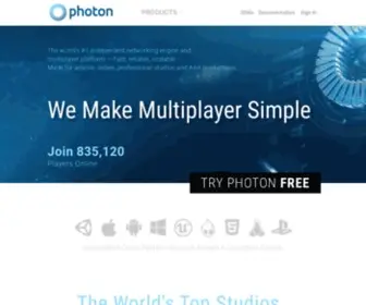 Photonengine.com(Multiplayer Game Development Made Easy) Screenshot