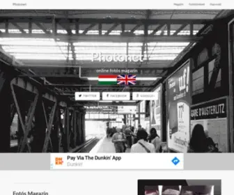 Photonet.hu(Online fotós magazin) Screenshot