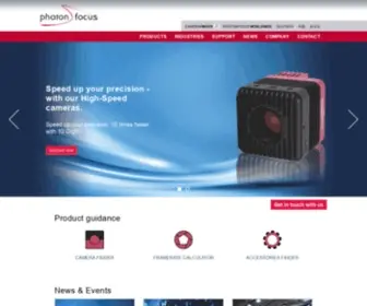 Photonfocus.com(Photonfocus AG) Screenshot