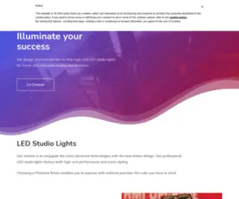 Photonia.net(LED Lighting for Film) Screenshot
