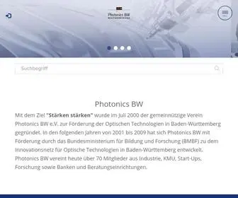 Photonicsbw.de(Photonics BW) Screenshot