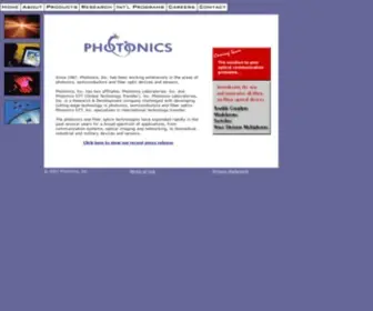 Photonicslabs.com(Photonics, Inc) Screenshot