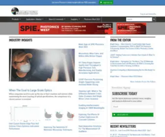 Photonicsonline.com(Photonics Online) Screenshot