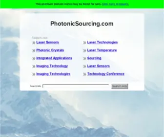 Photonicsourcing.com(Photonicsourcing) Screenshot