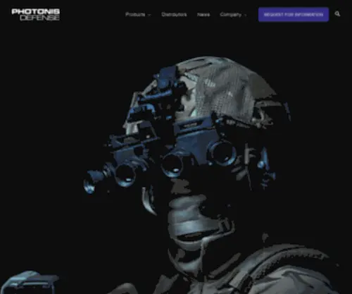 Photonisusa.com(PROTECTING THE PROTECTORS) Screenshot