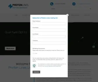 Photonlines.co.uk(Photon Lines UK) Screenshot