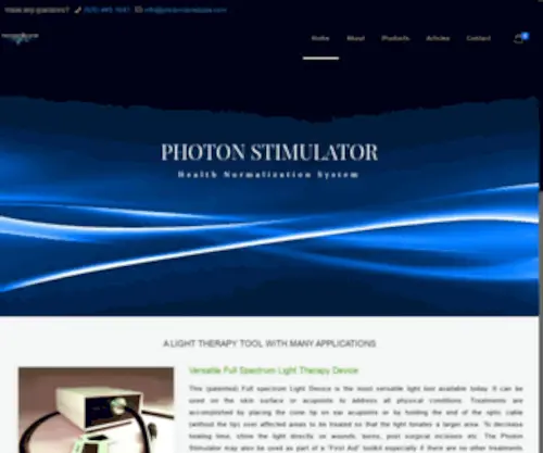 Photonstimulator.com(PHOTON STIMULATOR) Screenshot