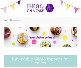 Photoonacake.co.uk(Edible photo topper by Photo On A Cake) Screenshot