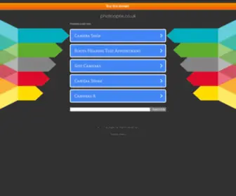 Photooptix.co.uk(photooptix) Screenshot