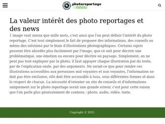 Photoreportage-News.com(Restez informé de l'actualité et suivez les conseils de professionnels par le contenu) Screenshot