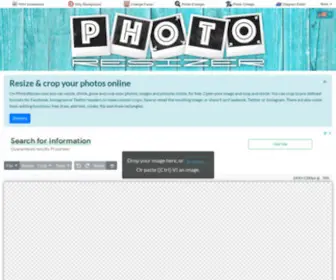 Photoresizer.com(Resize and crop photos) Screenshot