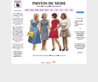 Photos-DE-Mode.com(Photos de mode rétro des annéeset 1970) Screenshot
