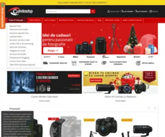 Photosetup.ro(Magazinul tau de incredere pentru echipamente foto) Screenshot
