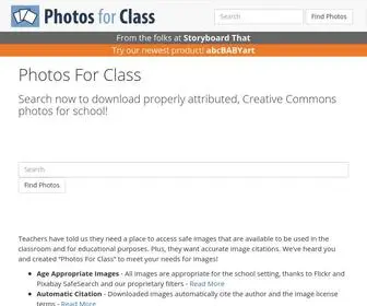 Photosforclass.com(Photos For Class) Screenshot