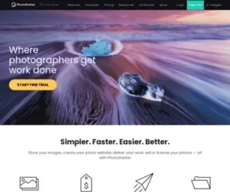 Photoshelter.com(Best photography websites) Screenshot