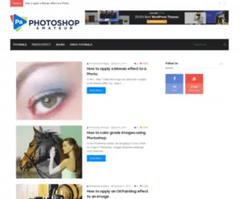 Photoshopamateur.com(Photoshop Tutorials) Screenshot