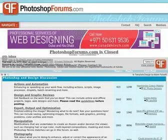 Photoshopforums.com(Unofficial Photoshop Forums) Screenshot