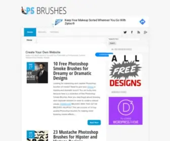 Photoshopfreebrushes.com(10 Free Photoshop Smoke Brushes for Dreamy or Dramatic Designs) Screenshot