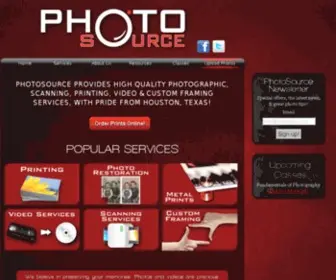 Photosource.com(Quality Printing and Framing) Screenshot