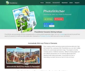 Photostitcher.com(Automatically create panoramic images with PhotoStitcher) Screenshot