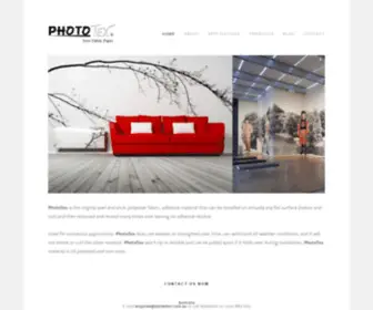 Phototex.com.au(PhotoTex Supplier Australia & New Zealand) Screenshot