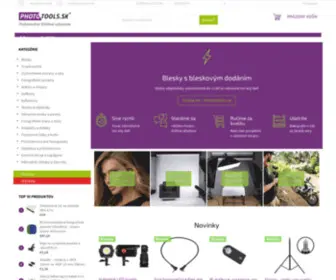 Phototools.sk(Profesionálne štúdiové vybavenie) Screenshot