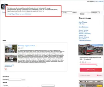 Phototrans.eu(Transport Database and Photogallery) Screenshot