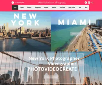 Photovideocreate.com(#1 New York (NYC) Photographer) Screenshot