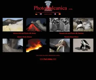 Photovolcanica.com(Volcano, Penguin Photos and Information) Screenshot