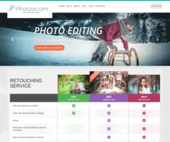 Photza.com(Photo Retouching Services by Professionals Retouchers) Screenshot