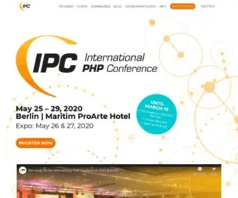 PHP-Conference.de(International PHP Conference 2020) Screenshot