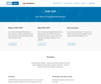 PHP-CPP.com(The PHP) Screenshot