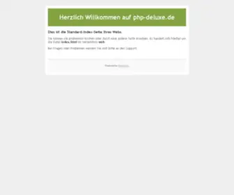 PHP-Deluxe.de(Webserverprogrammierung unter Linux) Screenshot