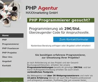 PHP-Programmierer-Gesucht.de(ᑕ①ᑐ) Screenshot