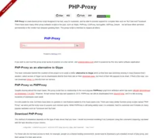 PHP-Proxy.com(PHP Web Proxy Script) Screenshot