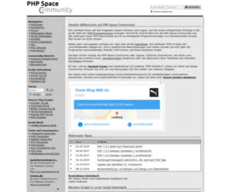 PHP-Space.com(Php Script) Screenshot